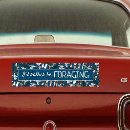 Autocollant De Voiture Je Préférerais Chasseur De Champignons De Chasse D