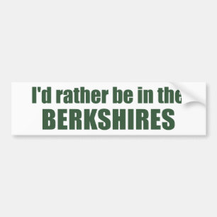 Autocollant De Voiture Je Préférerais Être Dans Les Berkshires