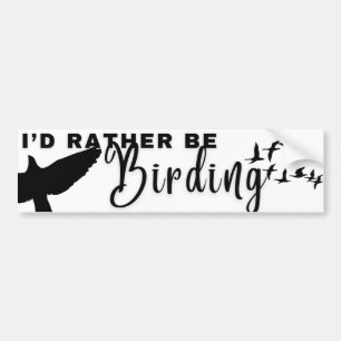 Autocollant De Voiture Je Préférerais Être Sticker Bumper