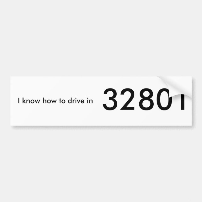 Autocollant De Voiture Je sais conduire dans 32801 (Devant)