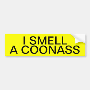 AUTOCOLLANT DE VOITURE JE SENS UN COONASS