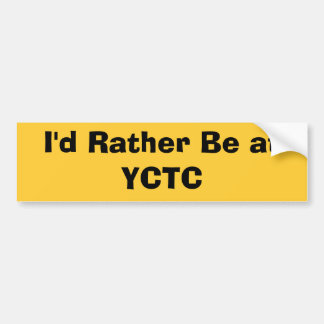 Autocollant De Voiture Je serais plutôt à YCTC