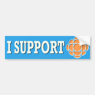 Autocollant De Voiture Je soutiens le CBC