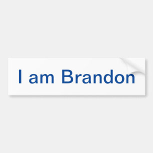 Autocollant De Voiture Je suis Brandon
