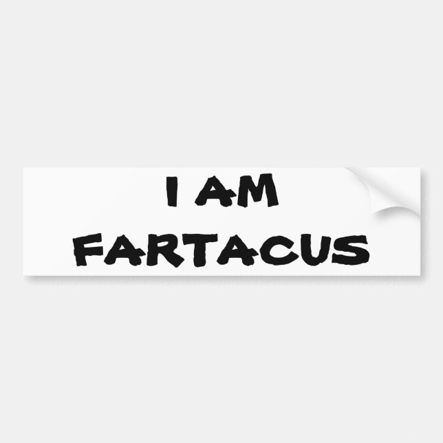 Autocollant De Voiture Je suis Fartacus (Devant)