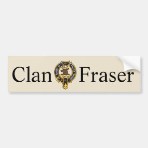 Autocollant De Voiture Je Suis Prest - crête de Fraser de clan