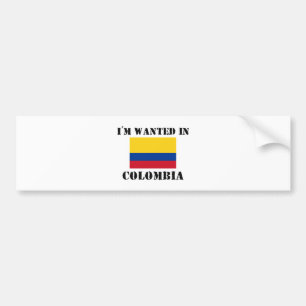 Autocollant De Voiture Je suis Recherché en Colombie