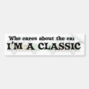 Autocollant De Voiture Je suis un adhésif pour pare-chocs classique