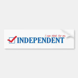 Autocollant De Voiture Je suis un adhésif pour pare-chocs indépendant