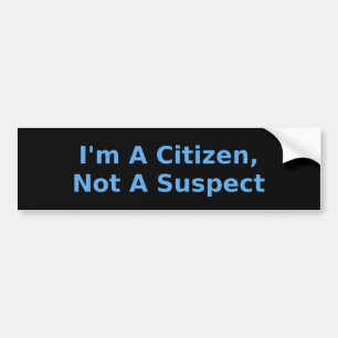 Autocollant De Voiture Je suis un citoyen