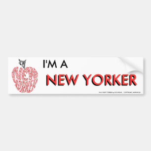 Autocollant De Voiture Je suis UN NEWYORKAIS