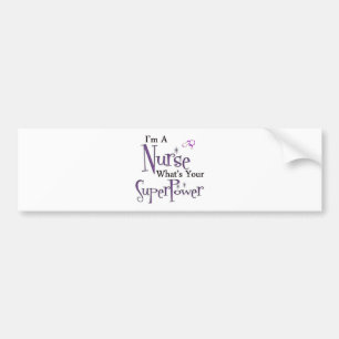 Autocollant De Voiture Je suis une infirmière