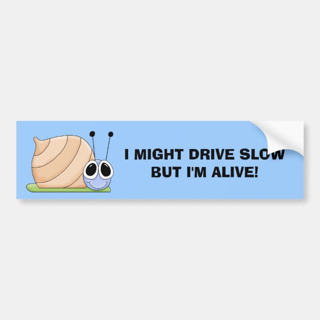 Autocollant De Voiture Je suis vivant (Devant)