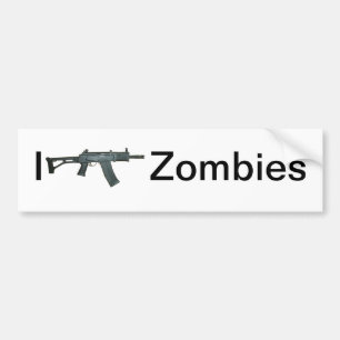 Autocollant De Voiture Je tire des zombis