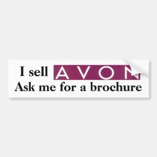 Autocollant De Voiture Je vends Avon