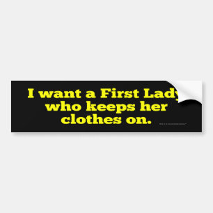 Autocollant De Voiture Je veux première Madame Who Keeps Her Clothes