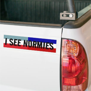 Autocollant De Voiture Je vois des Normies