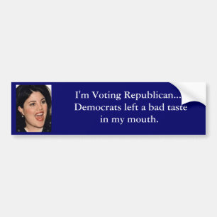 Autocollant De Voiture Je vote le républicain…