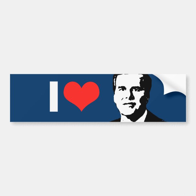 Autocollant De Voiture Jeb Bush 2012 (Devant)