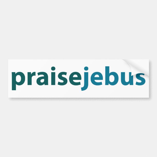 Autocollant De Voiture jebus d'éloge (Devant)