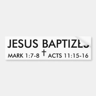 Autocollant De Voiture "JÉSUS BAPTISE" l'adhésif pour pare-chocs