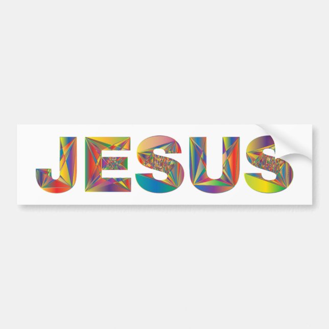 Autocollant De Voiture Jésus-Christ (Devant)
