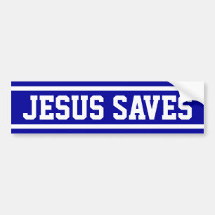 Autocollant De Voiture Jésus économise