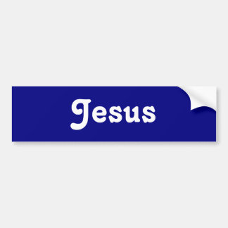Autocollant De Voiture Jésus économise