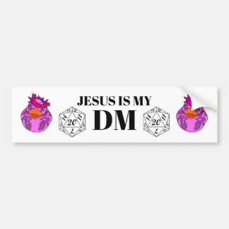 Autocollant De Voiture Jésus est mon DM