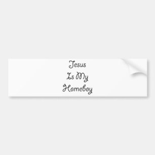 Autocollant De Voiture Jésus est mon Homeboy