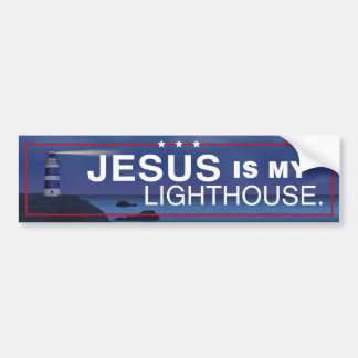 Autocollant De Voiture Jésus est mon Sticker pare-chocs Lighthouse