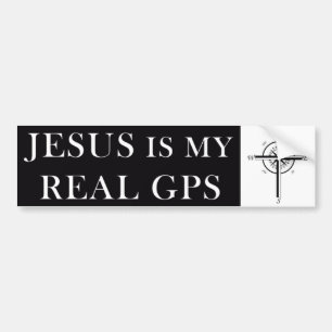 Autocollant De Voiture Jésus est mon VRAI adhésif pour pare-chocs de GP