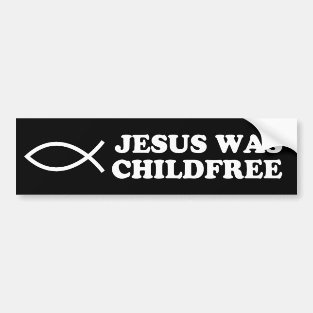 Autocollant De Voiture Jésus Était Enfant (Devant)