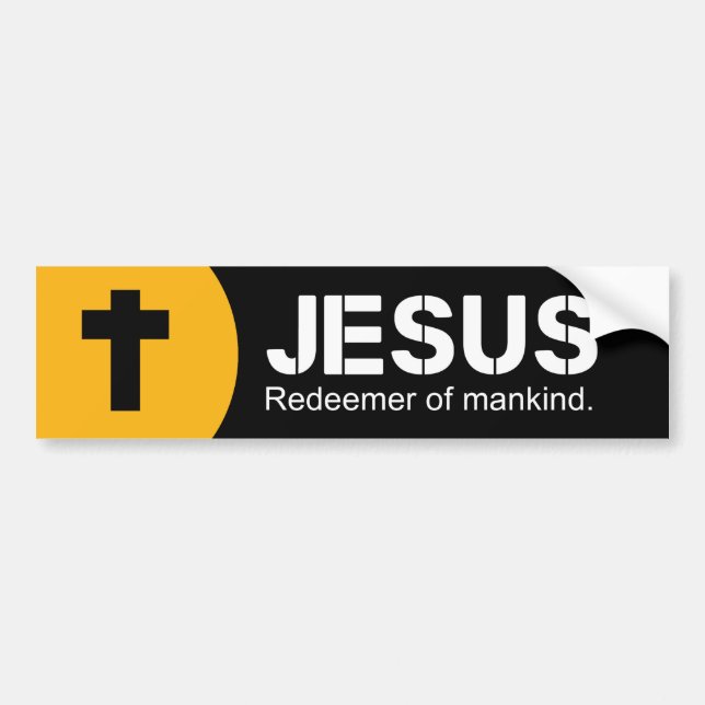 Autocollant De Voiture Jésus le seigneur (Devant)