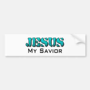 Autocollant De Voiture Jésus mon sauveur