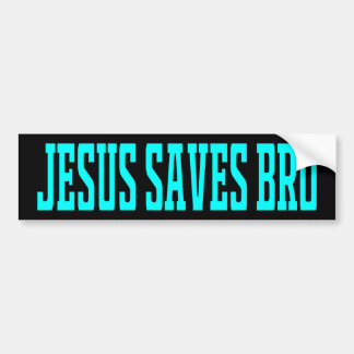 Autocollant De Voiture Jesus saves brother Jesus Christian religious