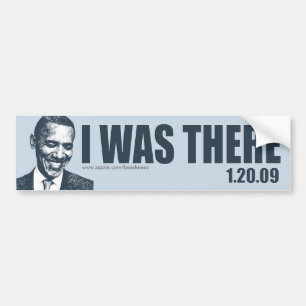 Autocollant De Voiture J'ÉTAIS LÀ - inauguration du Président Barack