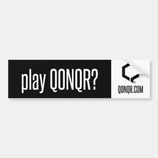 Autocollant De Voiture Jeu Qonqr de Q