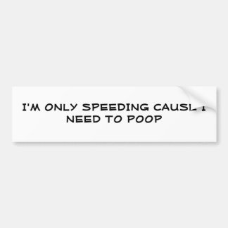Autocollant De Voiture J'EXPÉDIE SEULEMENT LA CAUSE… - BumperStick