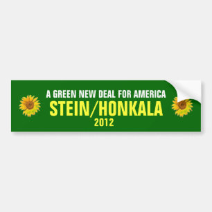 AUTOCOLLANT DE VOITURE JILL STEIN POUR LE PRÉSIDENT 2012