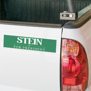 Autocollant De Voiture Jill Stein, Président du Parti Vert