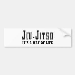 Autocollant De Voiture Jiu-Jitsu c'est mode de vie