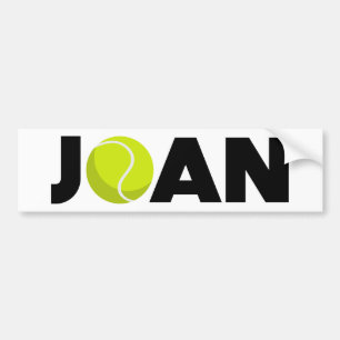 Autocollant De Voiture Joan Tennis