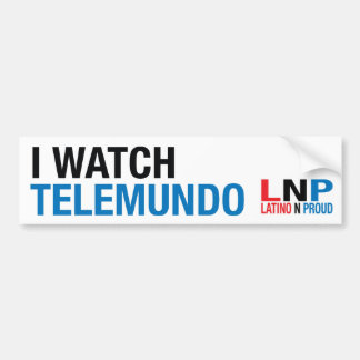 Autocollant De Voiture J'observe Telemundo