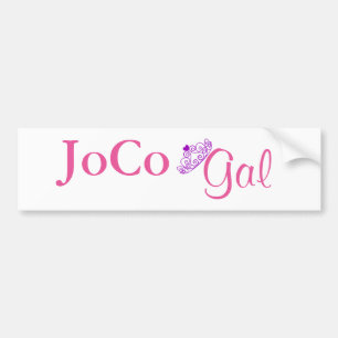 Autocollant De Voiture JoCo Gal sur blanc
