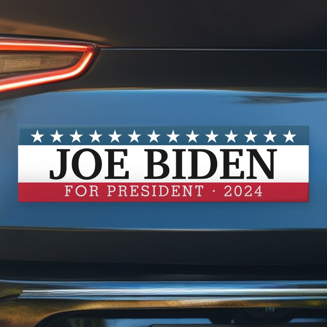 Autocollant De Voiture Joe Biden à la présidence - Conception traditionne (Joe Biden Bumper Sticker)