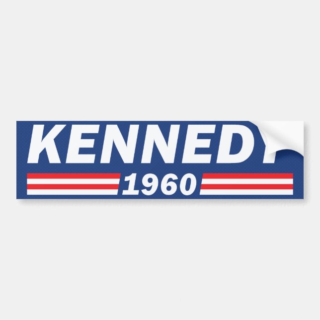 Autocollant De Voiture John F. Kennedy JFK, Kennedy 1960 (Devant)