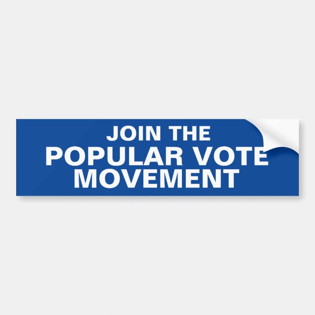 Autocollant De Voiture JOIGNEZ le bumpersticker de MOUVEMENT de VOTE (Devant)