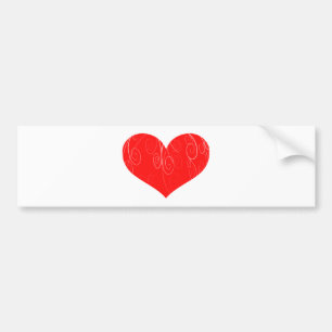 Autocollant De Voiture Joli Coeur