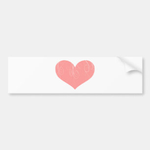 Autocollant De Voiture Joli Coeur